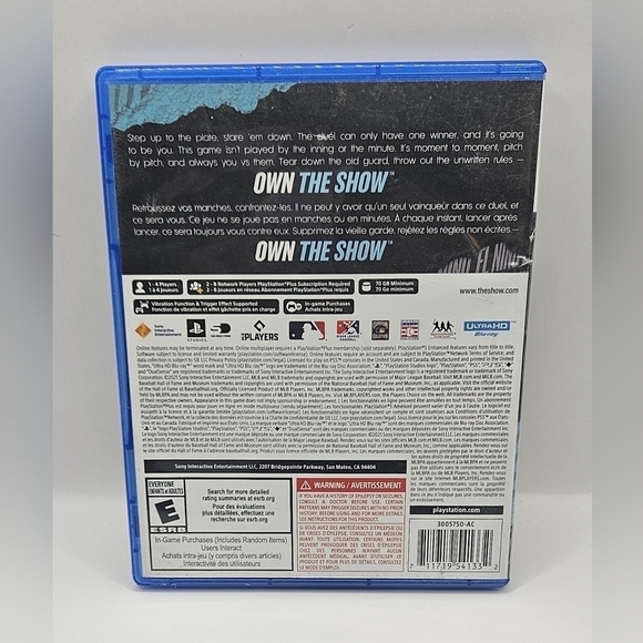 MLB The Show 21 PS5 Baseball Game Tested Complete - Picture 3 of 12